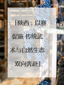 陕西：以赛促旅 传统武术与自然生态双向奔赴