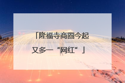 隆福寺商圈今起又多一“网红”