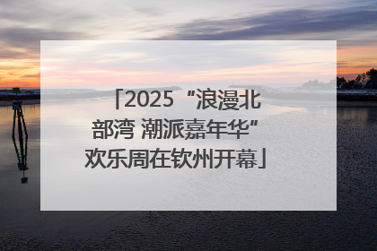 2025“浪漫北部湾 潮派嘉年华”欢乐周在钦州开幕