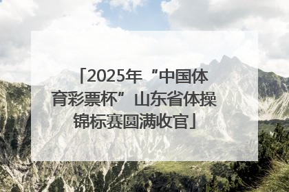 2025年“中国体育彩票杯”山东省体操锦标赛圆满收官