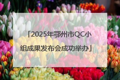 2025年鄂州市QC小组成果发布会成功举办