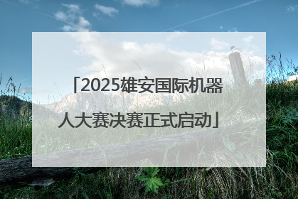 2025雄安国际机器人大赛决赛正式启动