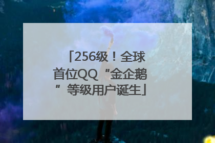 256级！全球首位QQ“金企鹅”等级用户诞生