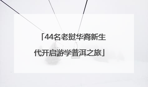 44名老挝华裔新生代开启游学普洱之旅