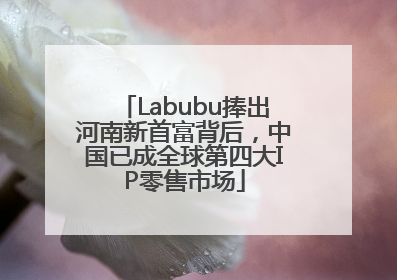 Labubu捧出河南新首富背后，中国已成全球第四大IP零售市场